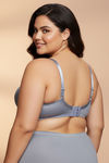 Zivame True Curv Wonder Wire Laminated Cup Full Coverage Super Support Bra - Silver Bullet — thumbnail 2